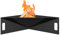 Braciere da giardino Kratki Fire Pyramid da appoggio, asimmetrico, triangolare, dimensioni L79 x L68,5 x H22,7 cm, peso 16,8 kg, realizzato in robusto acciaio resistente al calore