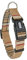 YUDOTE Weiches Hundehalsband, mit Stoff umwickelte Karierte Halsbänder, Nicht reizend für Mittel Hunde mit empfindlicher Haut,Beige