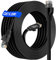 Cable Ethernet 20 metros, Cable de Red 20 metros alta Velocidad Cat 6 Gigabit Cable LAN Internet 20m Plano, Rj45 Cat 6 Broadband 20 metros Impermeables Exterior Interior, para Router Switch (20 Clips)