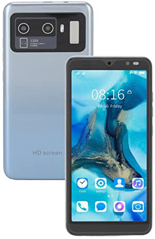 ciciglow M12 Uitra Smartphone ohne Vertrag, 5.45in Zoll Dual SIM HD Vollbildschirm Handy RAM 2GB ROM 32GB, 2MP+5MP Kamera, 2200mah Entsperrtes Smartphone mit Gesichtserkennung(Grau)