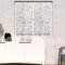 Soleil d'ocre Par de Visillos para Ventana Paola, Blanco, 70 x 120 cm