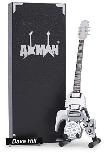 AXMAN Dave Hill Super Yob - Miniatur-Gitarren-Replik - Musikgeschenke - handgefertigte Verzierung