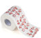1 Rolle Neuheit Weihnachten Toilettentücher Santa Claus Print Toilettenpapier Weihnachten Toilettenpapier Home Santa Claus Bad Toilettenpapier Weihnachten Zubehör Xmas Decor Tissue Xmas Supplies
