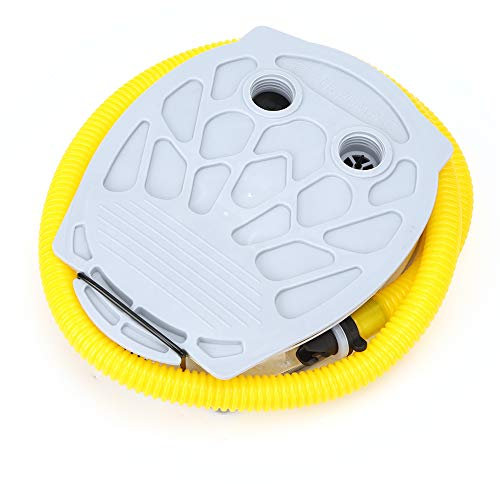 RiToEasysports Portable Foot Air Pump Compact Plastic for Fishing Inflatable Boat Rubber Dinghy Kayak Bellows Inflatable Foot Pump