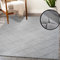 payé Teppich - Wohnzimmer Kuschwelweich 120x170cm Grau Silber Flauschig Karo Muster Modern Deko Teppiche Weich Schlafzimmer
