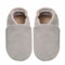 IceUnicorn Baby Lauflernschuhe Krabbelschuhe Baby Mädchen Jungen Lederpuschen Weicher Leder Wildledersohlen Lederschuhe Babys(Grau, 0-6 Monate)