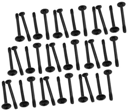 AOKWAWALIY Computer Fan Screws Computer Case Fan Screws PC Case Fan Screws Long Computer Screws Computer Screws Long Screw Steel Vibration Reduction Pack of 50