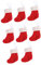 Garneck 24 Teiliges Weihnachtsstrumpf Besteckset Strickgeschirr Rote