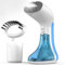 Midmoon Défroisseur Vapeur Vertical, Fer à Repasser Portable 1000W 150ml Voyage Vapeur Steamer, 30S Réchauffage Rapide Défroisseur pour La Maison, Le Bureau (White)