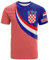 2022 Qatar Football World Cup T-Shirt Short Sleeve Crew Neck 3D Print National Flag Fan Shirt Sport Casual Breathable Jerseys Football Shirts for Men and Women, 7#, L