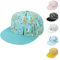QIYIENDIAN Kinder Baseballkappe Einstellbare Mützen Hut Sonnenschutz Kleinkind Sonnenhüte für Baby Mädchen Jungen (Giraffe, 4-8Y)