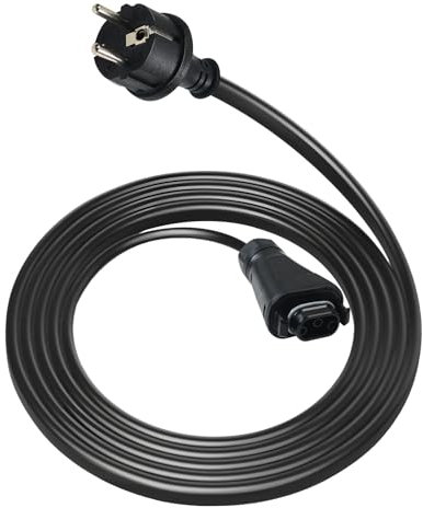 TIHOOK BC-05 AC Kabel 2M, Buchse zu Schuko Stecker Anschlusskabel, BC-05 Anschlussleitung zum AC-Anschluss für Serie HMS-Mikro-Wechselrichter