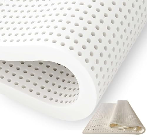 Mixtric Naturlatexmatratze, Waschbare Naturlatexmatratze, Importierte Matratze Aus Reinem Naturkautschuk, Für Kinder-, Jugend- Oder Gästezimmer,Tablet,120x200 (10cm)