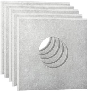 BFS Filters Pack mit 5 Ersatzfiltern für Lunos Lüfter Skalar LRK, LRA-S, 2S LRK 2, FSK 033 863, Luft- und Staubfilter, Abmessungen 140x140 mm, ø25 mm, Filter G2