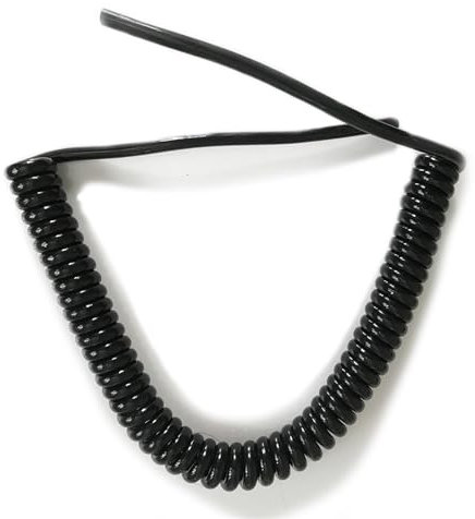 Spirale a spirale Cavo a spirale allungabile da 2,5 metri, 0,2 mm2, 8 conduttori, filo telescopico, filo estensibile, cavo a molla, generatore manuale Filo di tensione