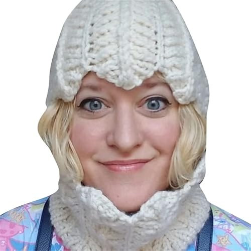 JUNNASALIKER Bonnet en forme de tête de mort - Bonnet en forme de coquille d'œuf - Bonnet en tricot Kufi, C, S/L