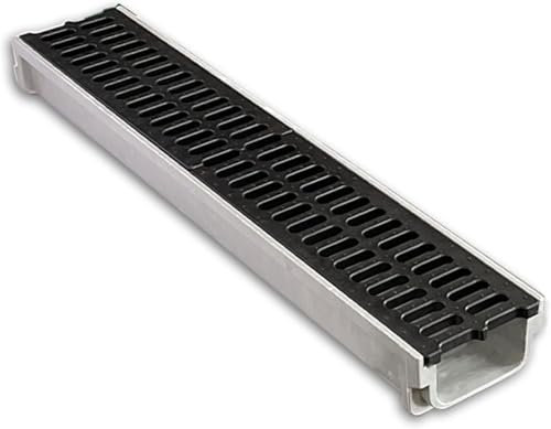 HynJGih Dachrinnen for Beton, Entwässerungs- und Gittersysteme for Terrassenauffahrten, U-förmige Regenrinnen zur Oberflächenumleitung