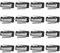 Lusofie 16 Stück Perückenclips Mit Sicherheitsnadel 10-Zähne-Haarextension Clips Haar Verlängerungs Clip Unsichtbare Perückenclip Mit Schnappkamm Für Kopftücher Perücken Frauen Mädchen(Schwarz)