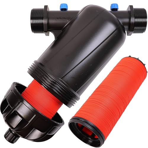 Wasserfilter Siebfilter Filter für Gartenschlauch Netz, Scheibe für Tropfrohr Wasserfilter Brunnenfilter Scheibenfilter120 Zwei 2 Außengewinde MAMUTH
