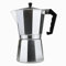 Javco Stovetop Coffee Maker - Aluminium Italian Espresso Maker - Italian Coffee Pot with Heat-Resistant Handle, Gas & Electric Stove Top Moka Pot, 1, 3, 6, 9 & Cup (9 Cup Coffee Maker)