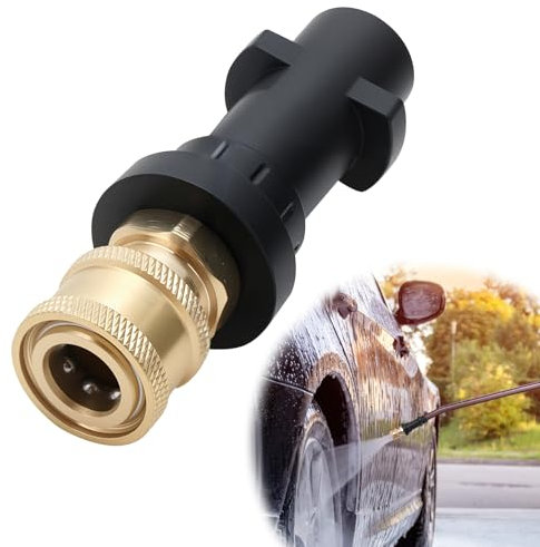 Goerpn High Pressure Washer Gun Adapter for Karcher K Series 1/4'' Quick Connect Female Fitting Compatible with Karcher K2 K3 K4 K5 K6 K7(Black)