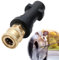 Goerpn Adaptateur de pistolet de nettoyeur haute pression pour Karcher K Series 6,35 mm raccord femelle à connexion rapide compatible avec Karcher K2 K3 K4 K5 K6 K7 (Noir)