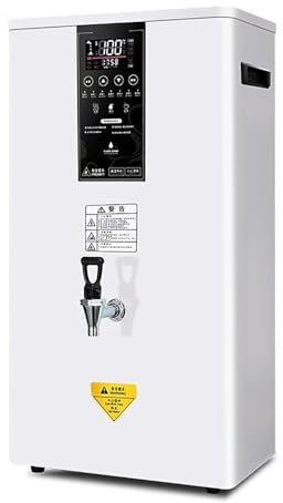 GTHTUHFD Caldaia Ad Acqua A Parete, Macchina per Acqua Bollente A Riscaldamento Graduale da 3000 W con Rivestimento in Acciaio Inossidabile 304 E Pannello di Controllo LED in,White-80L