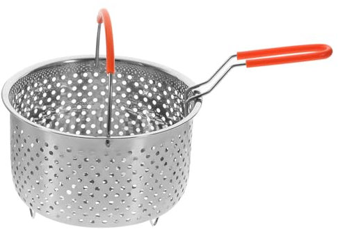 KICHOUSE Per Friggere In Acciaio Inossidabile Pentola Per Cottura A Vapore Vaporiera Per Uova Per Cottura A Vapore Per Verdure Supporto Per Bollire Le Verdure