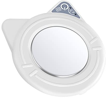 Amosfun USB Powered Coffee Mug Warmer and Heated Cup Coaster 55°c Temperature-Controlled Beverage Warmer Plate White for Office and Home Use