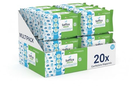 Soffice natürliche Make-up-Entferner für Gesicht und Augen, entfernt auch wasserfestes Make-up, Formel mit zweiphasigem Mizellenwasser – 20 Packungen à 20 Stück