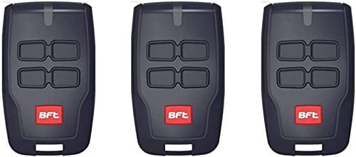 3 X BFT MITTO B RCB04 R1 handsender 4 canali Telecomando 433.92 MHz. Rolling Code. La nuova versione di BFT MITTO4. 3 pezzi per il migliore prezzo.