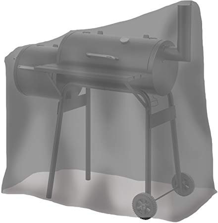 tepro Abdeckhaube Universal für Smoker klein, anthrazit (66,4 x 114 x 109,2 cm)