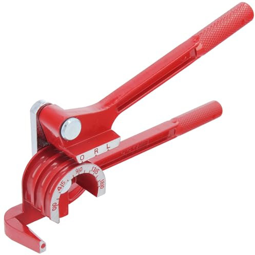 GEPCO Tube Bender Rohr Biegezange Rohrbieger Bremsleitung Rohrbiegegerät 6/8/10 mm | Kupfer, Messing, Aluminium DIY