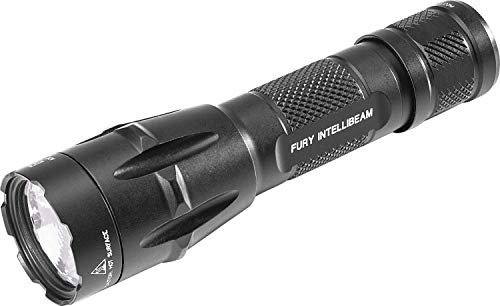 Surefire Fury Dual Fuel IntelliBeam - Linterna LED de salida variable de ajuste automático, color negro (Fury-IB-DF)