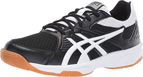 ASICS Upcourt Squashschuhe für Damen, Schwarz/Weiß, 40.5 EU