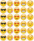 Ronnies-Bakery-Company Cupcake-Topper mit Emoji-Gesichtern, 30 essbare Oblatenpapier Aufsätze, Feen-Motiv, für Geburtstagskuchen