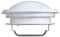Ventilador de techo con forma de seta, protección contra moscas, caravana, caravana, barco, color blanco con cierre a presión