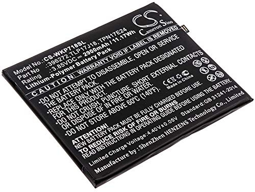 TCTK Akku 2900mAh Kompatibel mit [BQ] Strike Selfie Max, für [Wiko] Upulse, Upulse Lite, View Prime, Wim Lite Ersetzt 396272, BQ-5504, S104-AC8000-000, TLJ17G29, TLP17J18, TPN17E24