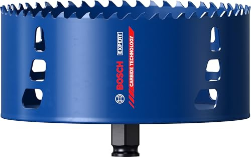 Bosch 1x EXPERT Multi Material Power Change Plus-Lochsäge (für Holz mit Metall, Ziegelstein, Ø 152 mm, Professional Zubehör Bohrmaschine)
