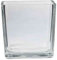 INNA-Glas Pflanztopf LEVI, Würfel - viereckig, klar, 14x14x14cm - Glas Blumentopf - Übertopf