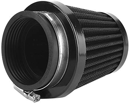 Qiilu Accessorio modificato universale per filtro aria moto, filtro aria per funghi(48MM)