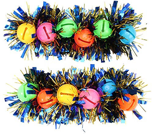 VALICLUD 2stücke Karnevals-armband Modisches Armband Mit Glocken Für Tanzshow Partyzubehör Aus Handgelenk Kette Armreif Liefert