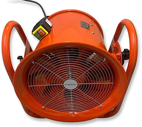 Portable Dust Fume Extractor Ventilation Axial Blower Workshop Fan 8Inches10Inches & 12Inches (16 Fan)
