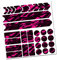 Fahrrad Rahmenschutz Kettenstreben Schutz Folie Aufkleber Rahmen Schutz Carbon MTB BMX Lackschutz Folie R159 R161 (15 Future Neon Pink)