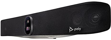 Poly (Plantronics + Polycom) Poly - Studio X70 Video Bar for Large Conference Rooms Premium 4K Audio & Video Conferencing Solution - Camera, Speakers, & Microphones - Works w/Teams, Zoom (Certified)