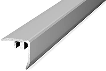 Carl Prinz DESIGN-STEP Clipsprofil Nr. 330-18,5 x 18,5 mm - 2,50 Meter Länge - Silber