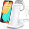 3 in 1 Ladestation iWatch und iPhone, Wireless Charger mit 18W Fast-Charging für iPhone 14/13/12/11 Pro Max/X/Xs Max/8/8 Plus, iWatch 7/6/5/SE/4/3/2, AirPods 3/2/pro & Samsung und Qi Fähige Handy