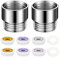 2 Sets Wassersparer für Wasserhahn, Perlatoren für Wasserhähne, Dusche Brause Durchflußbegrenzer 8er-Set 4L/ 6L/ 9L/min Bis zu 70% Wassersparer Wasser Durchfluss Begrenzer Universal für Küche Bad