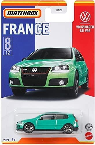 Matchbox Best of France 2021 Serie Volkswagen GTI VR6 8/12 HBL10