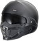 Woljay Offener Helm Integralhelm Motorradhelm Modulare Helme für Unisex-Adult Straße Fahrrad Kreuzer Roller DOT ECE genehmigt (Large,Glanz Kohlefaser)